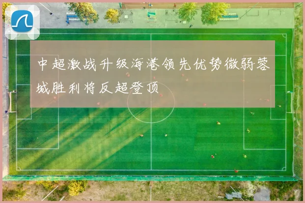 中超激战升级海港领先优势微弱蓉城胜利将反超登顶